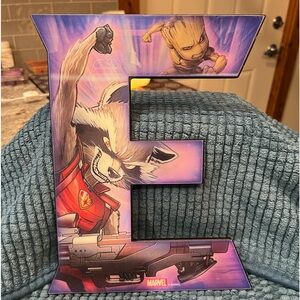 Marvel superhero Rocket and Groot